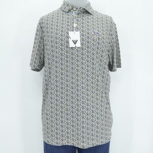 Ocean Reef Club Polo Shirt Mens Medium Multicolor Geometric Performance Preppy